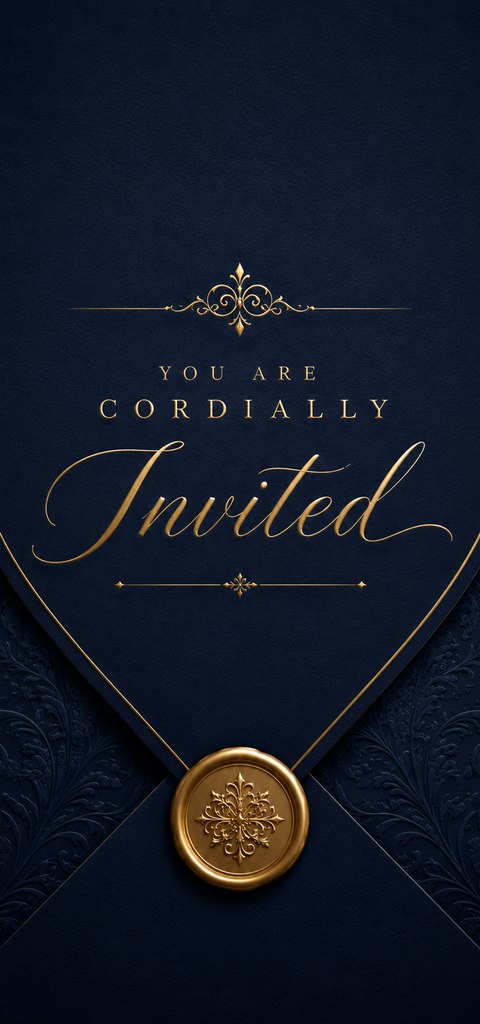 Midnight invite — Nathan & Amara